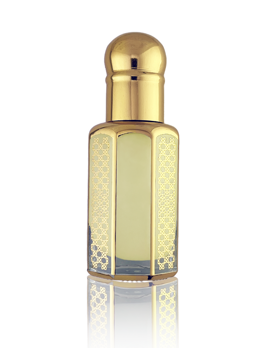 Oud Ispahan perfume oil – unisex oriental floral fragrance inspired by Dior with rose, oud, and amber notes.